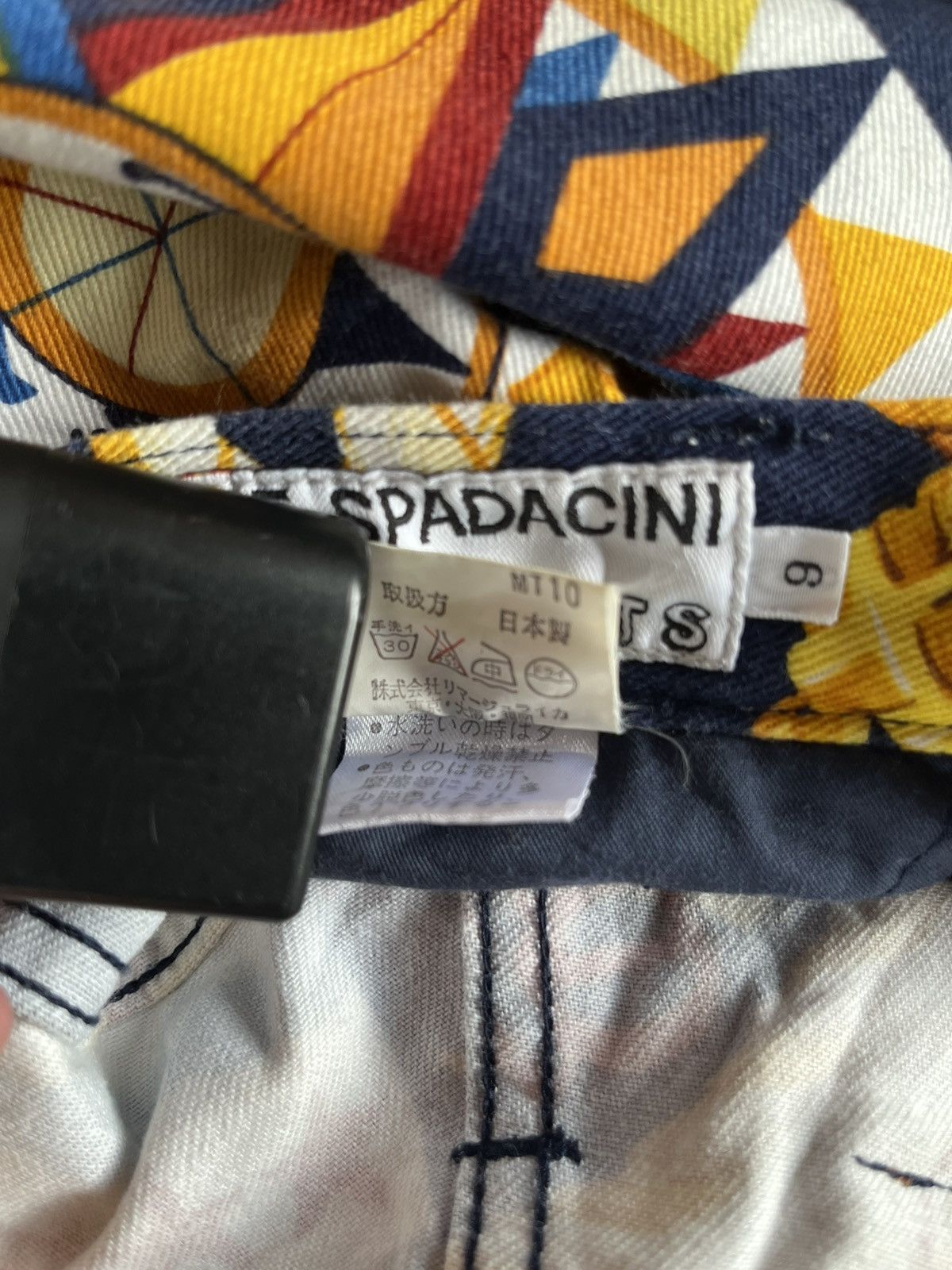 Vintage ITALIAN DESIGNER - BEPPE SPADACINI - TROPICAL PANTS Size US 26 / EU 42 - 10 Thumbnail