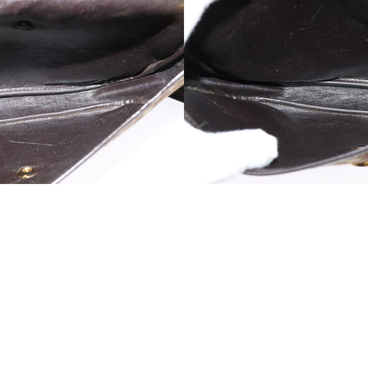 Dior DIOR Trotter Canvas Shoulder Bag Brown Gold Size ONE SIZE - 12 Thumbnail
