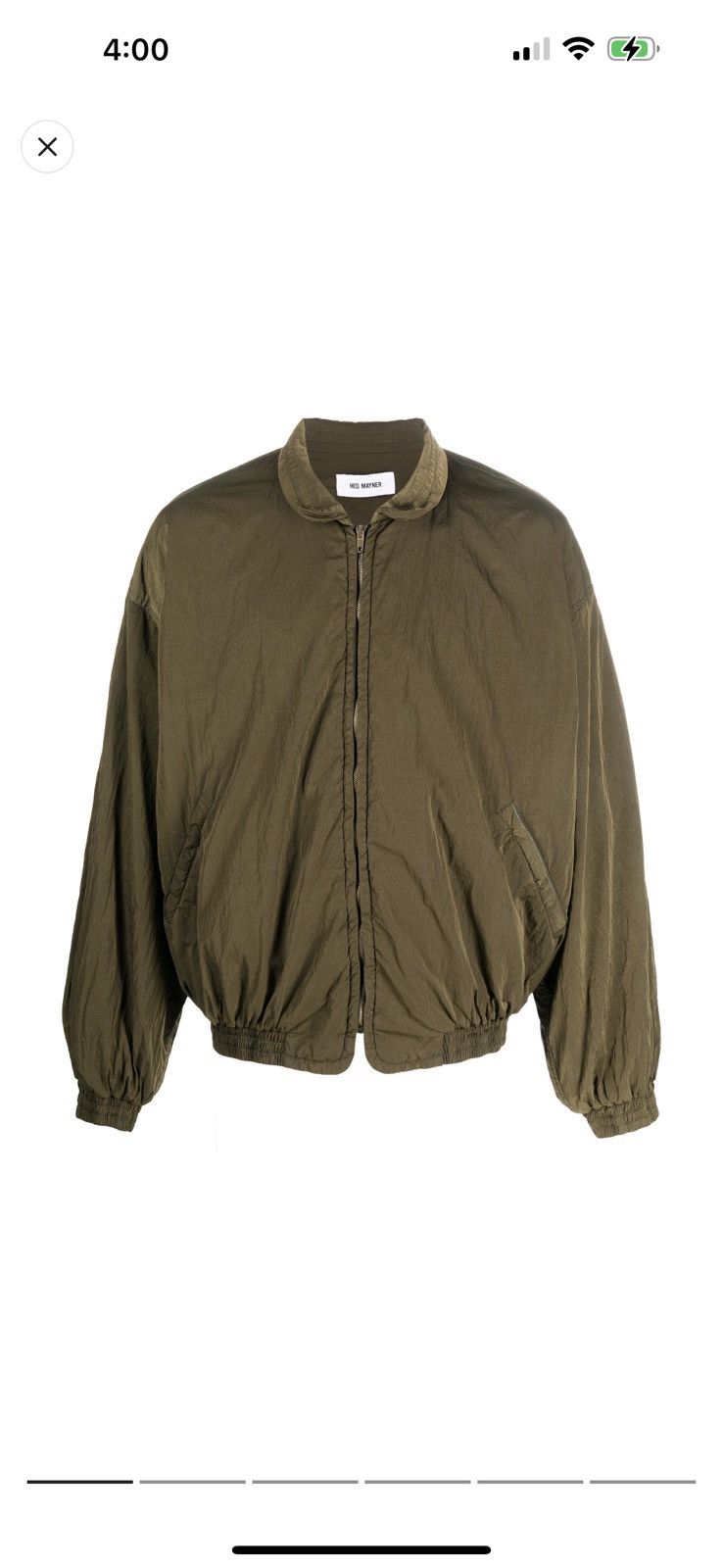 Hed Mayner Hed Mayner Oversized Nylon Bomber Size US L / EU 52-54 / 3 - 2 Thumbnail