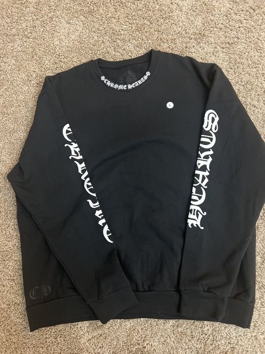 Chrome Hearts Chrome Hearts Neck Logo Crewneck | Grailed