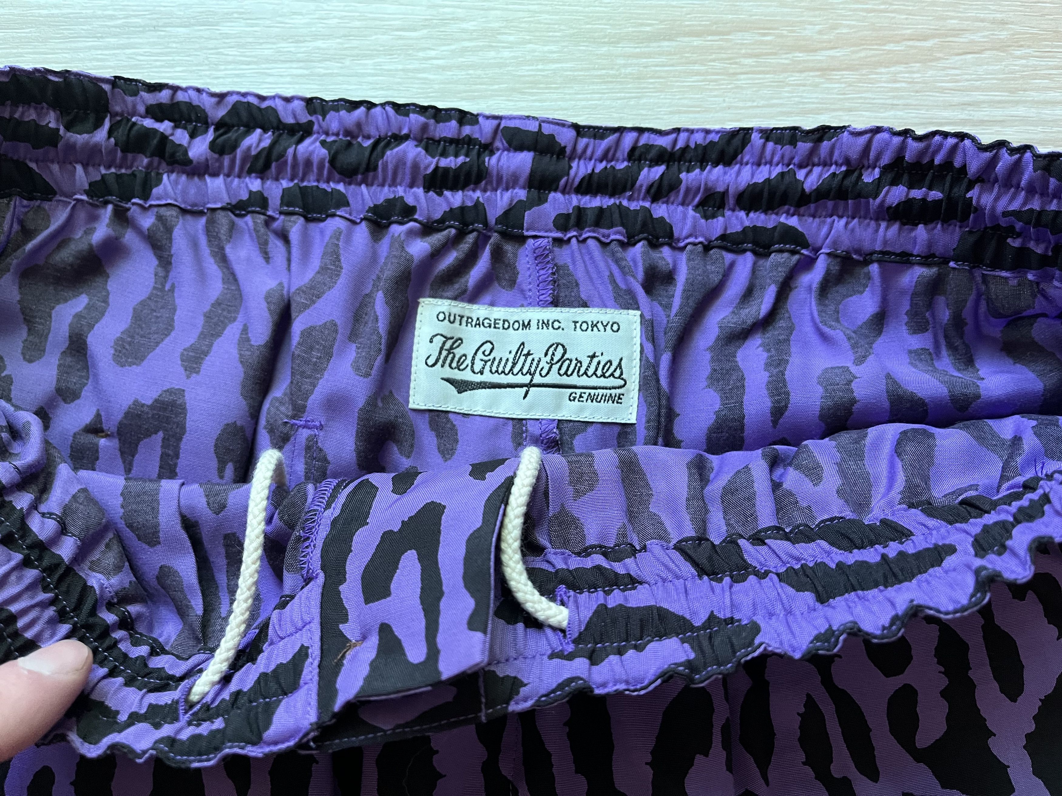 Wacko Maria HAWAIIAN SHORTS ( TYPE-2 ) (PURPLE) Size US 32 / EU 48 - 4 Thumbnail