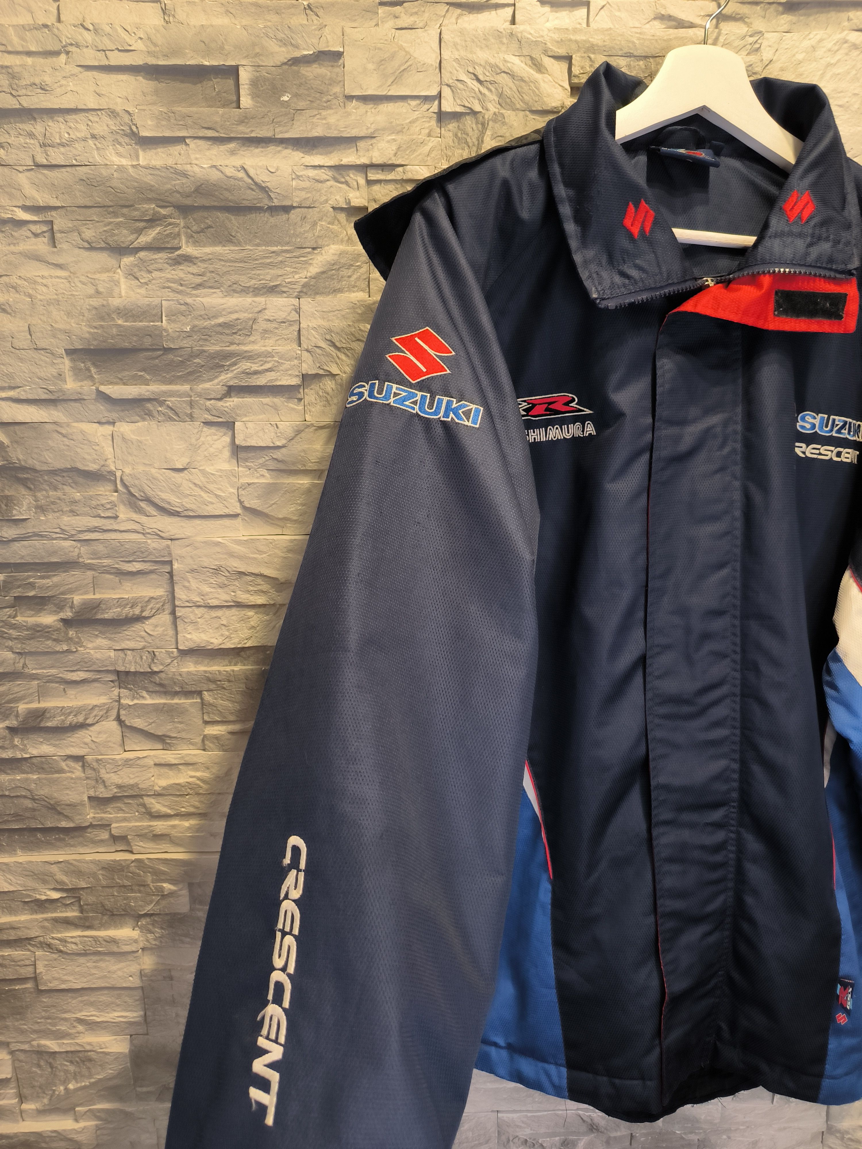 Vintage Vintage Suzuki Racing Jacket Crescent GSXR Size US XL / EU 56 / 4 - 6 Thumbnail
