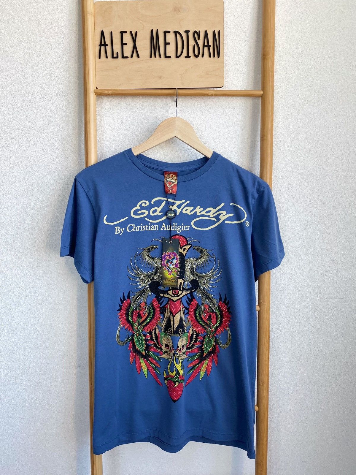 Ed Hardy Ed Hardy Dagger Birds t-shirt made in USA Size US L / EU 52-54 / 3 - 2 Thumbnail