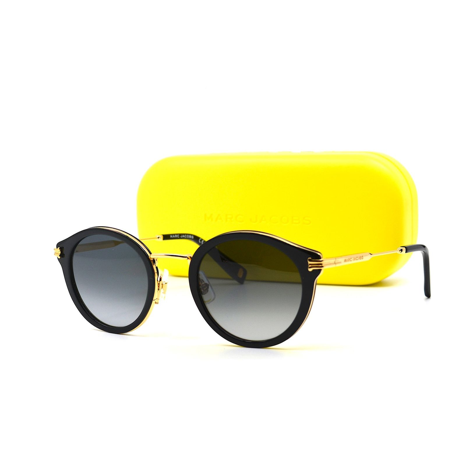 Marc Jacobs NEW MARC JACOBS MJ1017/S BLACK/GOLD GREY SUNGLASSES Size ONE SIZE - 1 Thumbnail