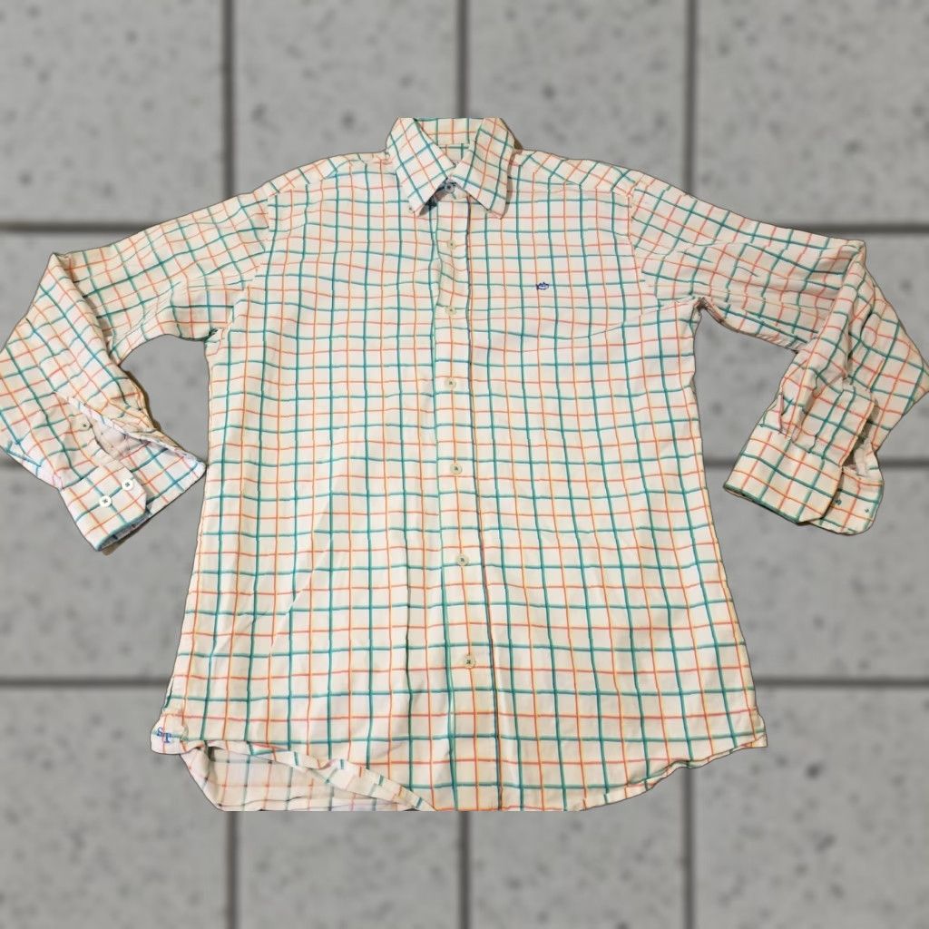 Southern Tide Southern Tide Mens Dress Shirt Button-Up Cotton White S Small Long Sleeve Mens Shirt Size 36R - 1 Thumbnail