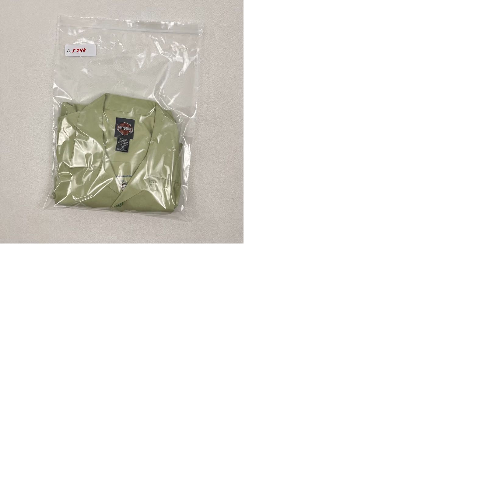Harley Davidson VINTAGE Harley-Davidson Shirt Mens S Green Silk Cocktail After The Ride Loop Button Up Size US S / EU 44-46 / 1 - 9 Thumbnail