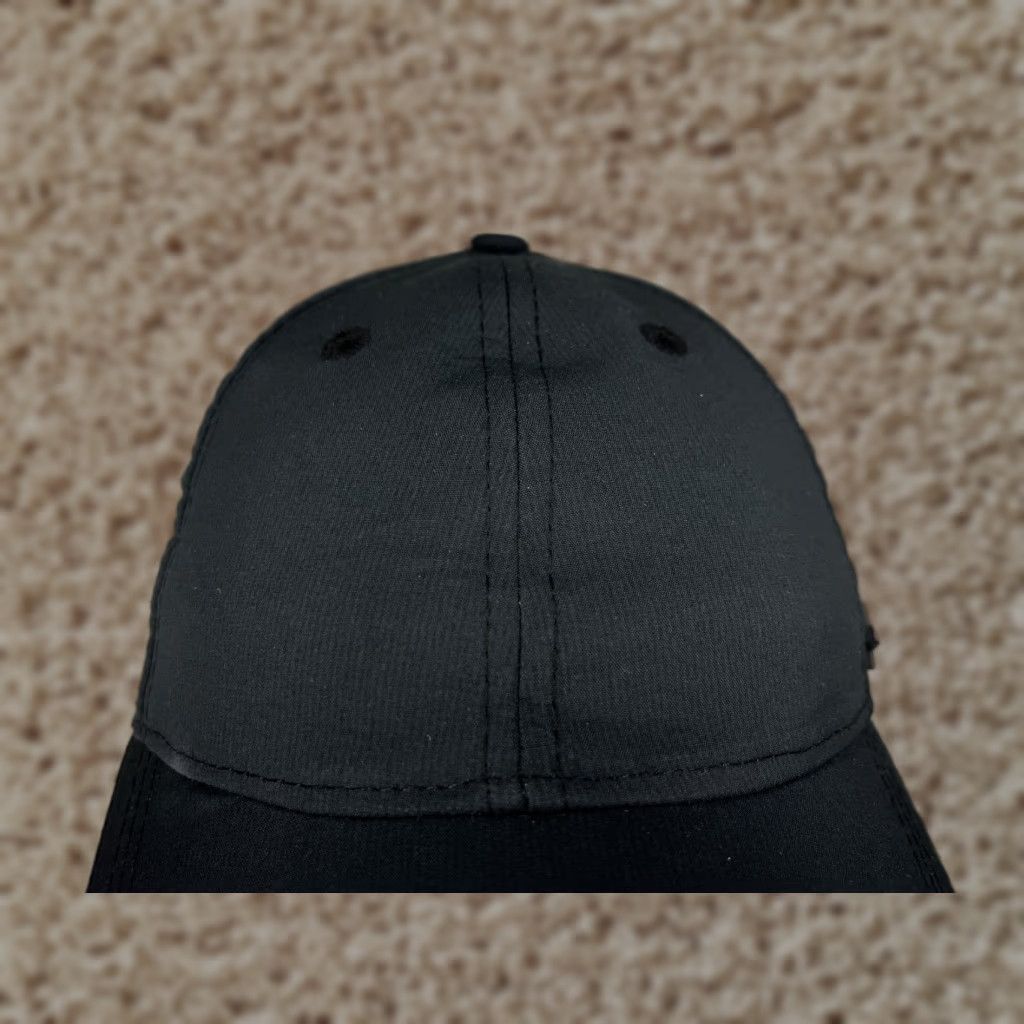 Lululemon Lululemon Hat Cap Fitted M Black 100% Polyester Run Outdoors Logo Lightweight Quick Dry Womens) Size ONE SIZE - 1 Thumbnail