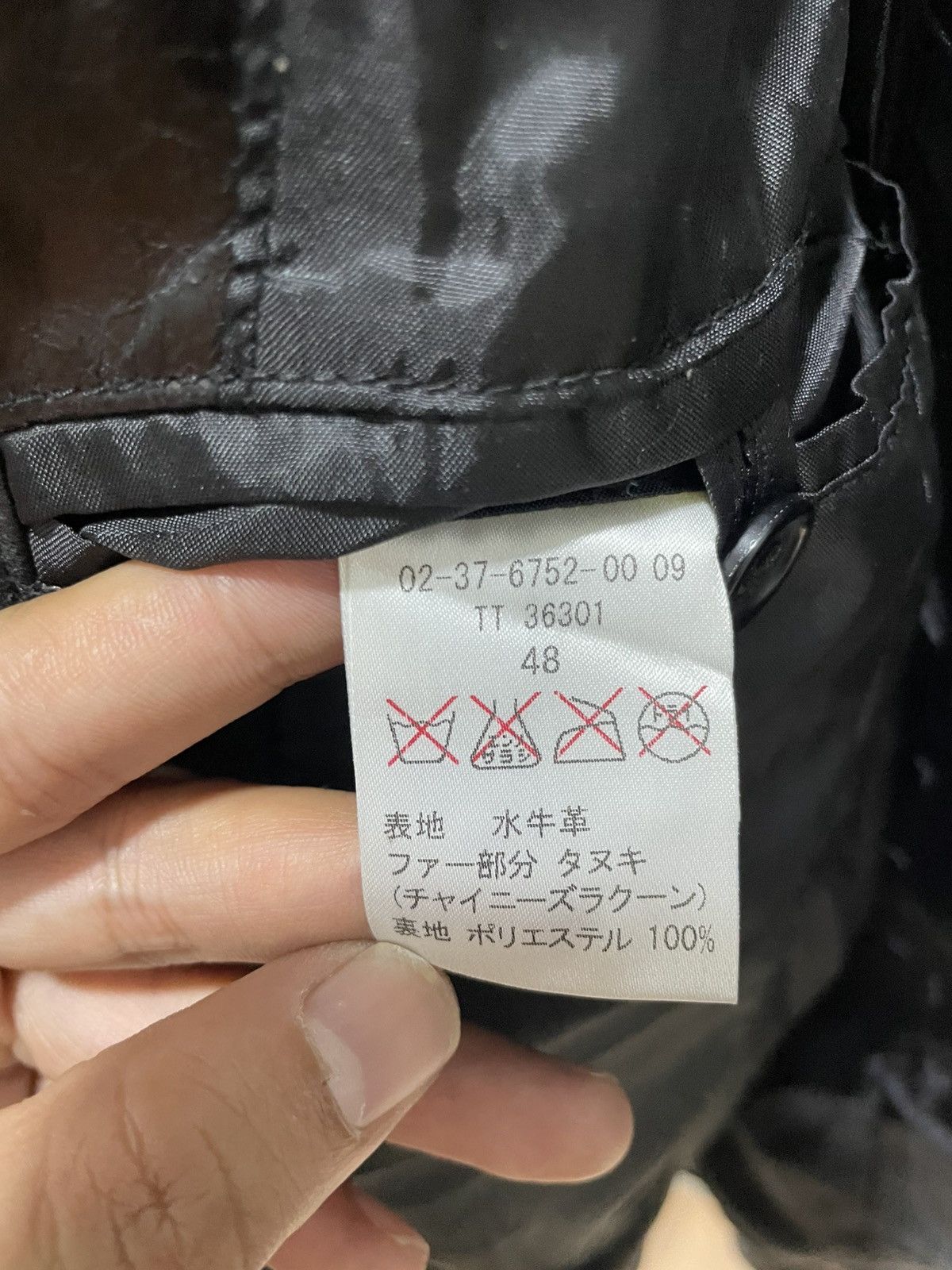 14th Addiction 2000s A.S.M Japanese Brand Gas Mask Leather Jacket (Buffalo) Size US M / EU 48-50 / 2 - 19 Thumbnail