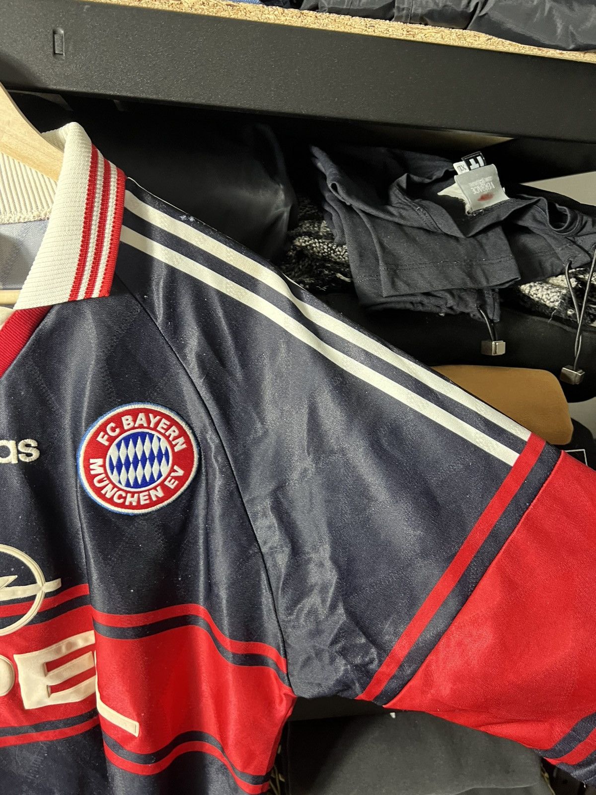 Adidas ⚽️🔥 Bayern Munich Shirt 97/98 Adidas Vintage Jersey Scholl #7 Size US L / EU 52-54 / 3 - 10 Thumbnail