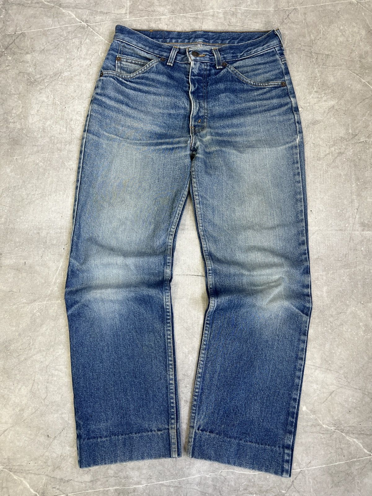 Levi's Vintage 90s washed distressed Levis 501 jeans USA rare Size US 31 - 1 Thumbnail