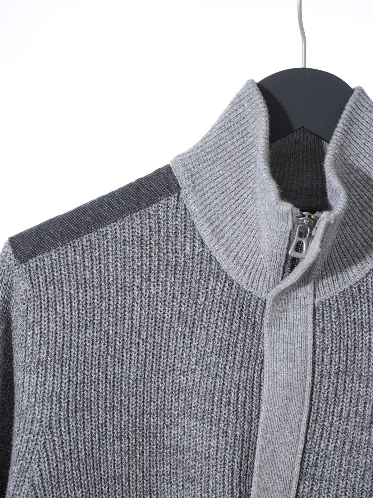 Hugo Boss HUGO BOSS 1/4 Hafl Zip Sweater Cotton Gray Size XL Size US XL / EU 56 / 4 - 2 Thumbnail