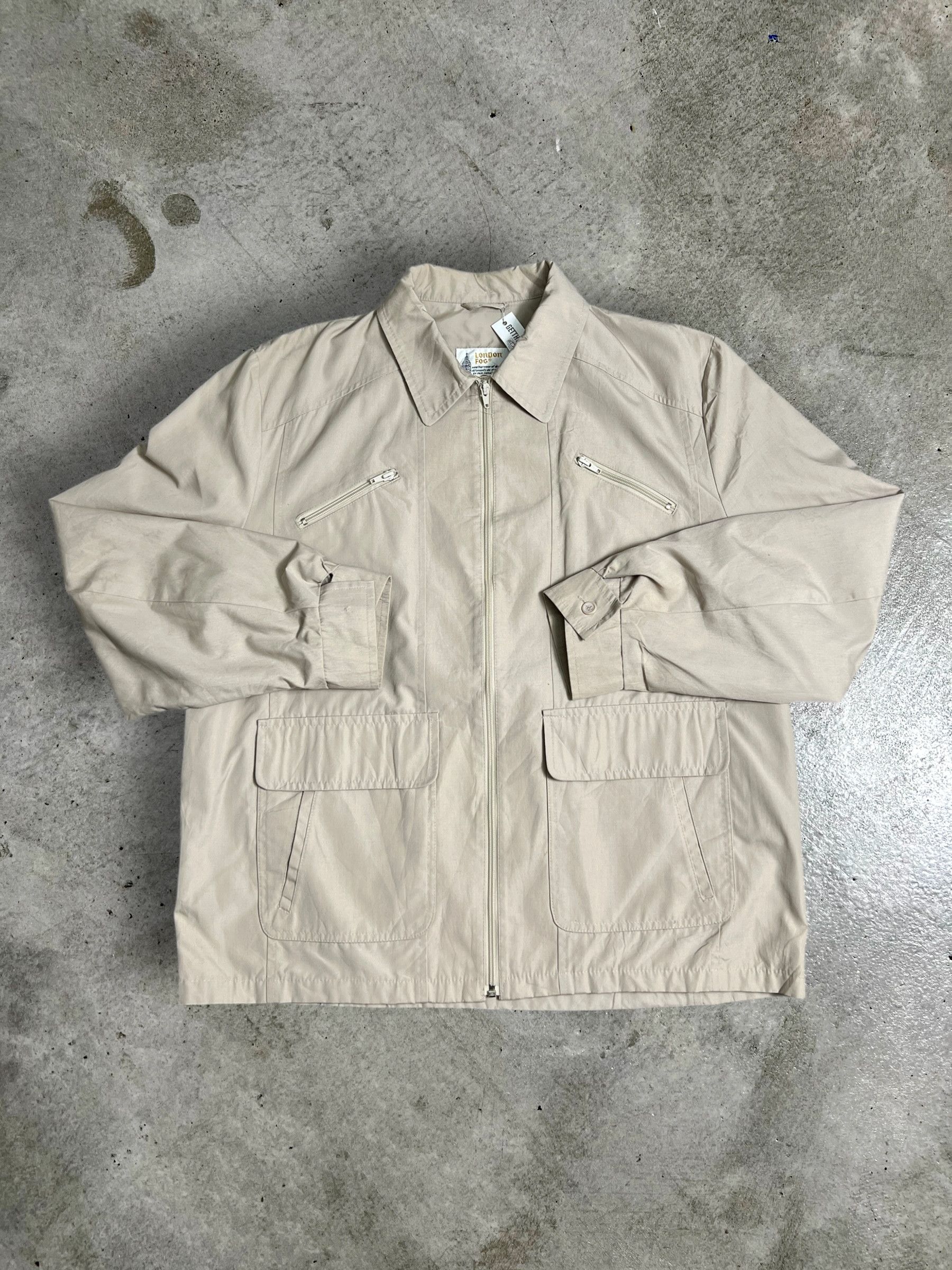 London Fog Vintage London Fog Full Zip Light Jacket (44) JKA416 Size US L / EU 52-54 / 3 - 1 Thumbnail
