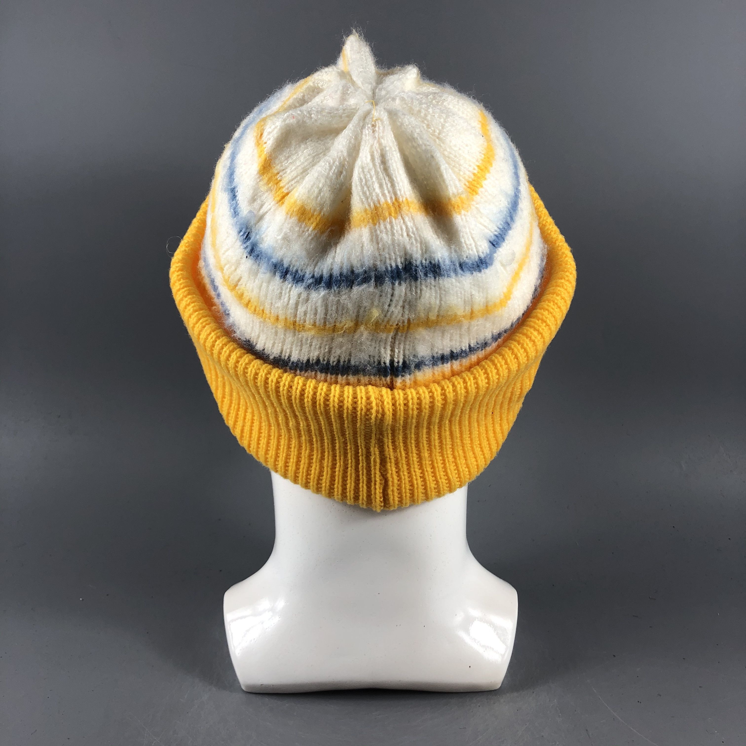 Japanese Brand × Vintage Vintage AP Stripe Basic Beanie Snow Hat Snow Cap -D066 Size ONE SIZE - 2 Thumbnail