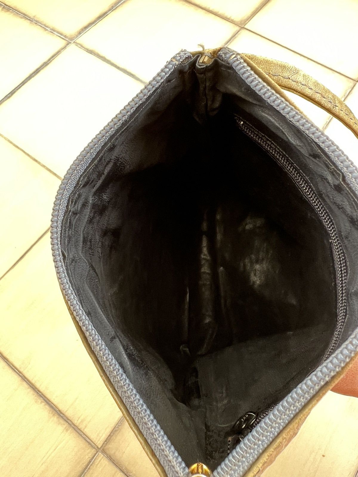Leather Vintage Jacovitti Italy Patina Ostrich Leather Bag Unisex Size ONE SIZE - 20 Thumbnail