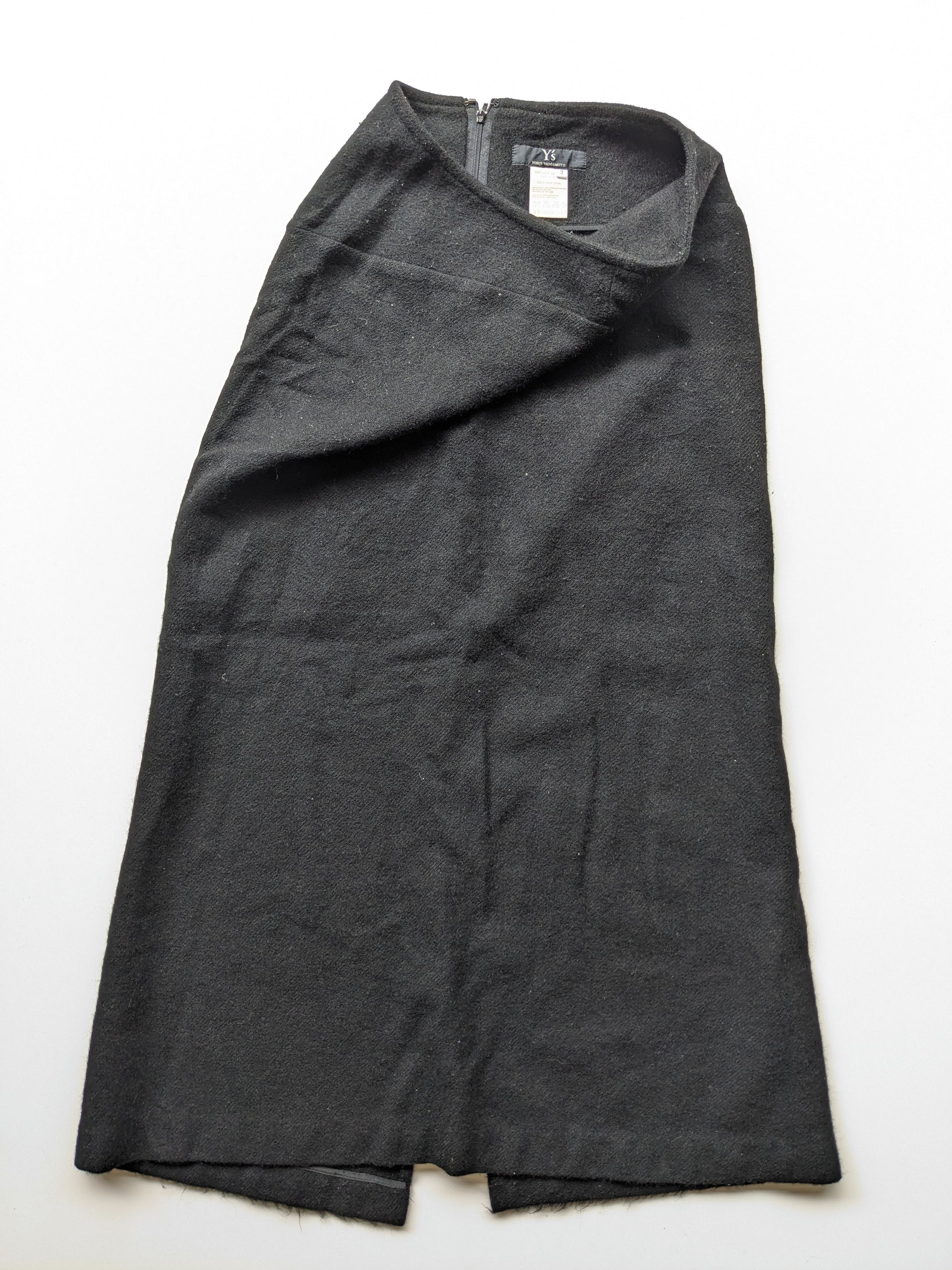 Yohji Yamamoto Vintage Y's Yohji Yamamoto wool maxi skirt Size 27" / US 4 / IT 40 - 2 Thumbnail