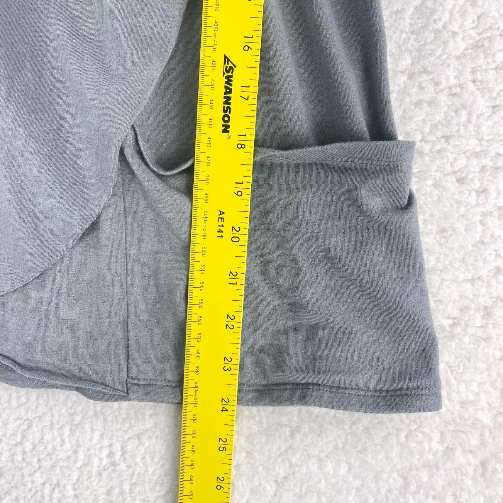Vintage Chalet Cardigan Sweater Womens Large Gray Long Sleeve Pockets Open Front Made in USA Knit Size L / US 10 / IT 46 - 7 Thumbnail
