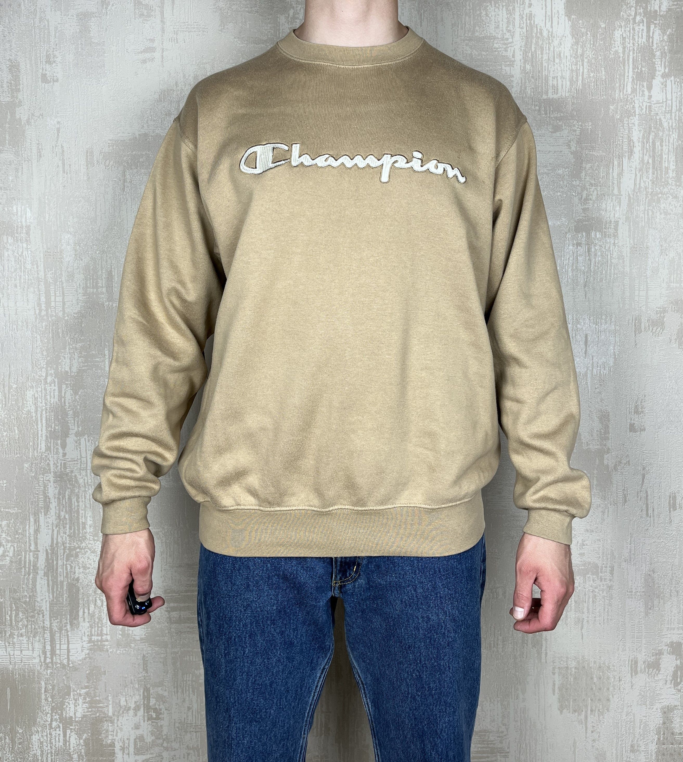 Champion × Vintage Vintage Champion Big Embroidered Logo Crew Neck Sweatshirt Size US XL / EU 56 / 4 - 2 Thumbnail