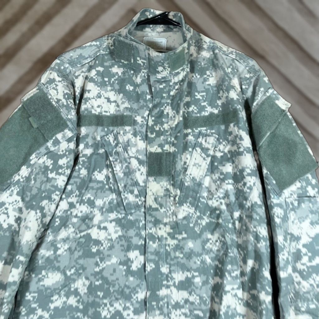 Vintage Military Army Combat Mens Coat Green Camouflage Uniform Digicam Medium Regular Jacket Mens Camouflage Army Green Digicam M Size US M / EU 48-50 / 2 - 1 Thumbnail
