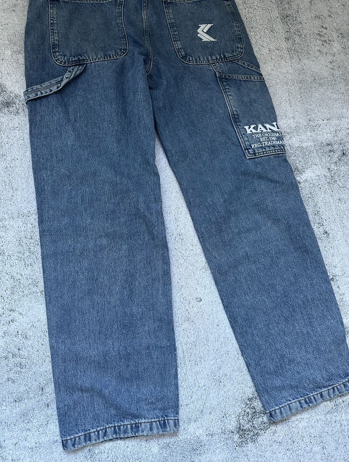 Karl Kani Karl Kani Baggy Denim Blue Jeans Big Logo Y2K Fit Size US 36 / EU 52 - 10 Thumbnail