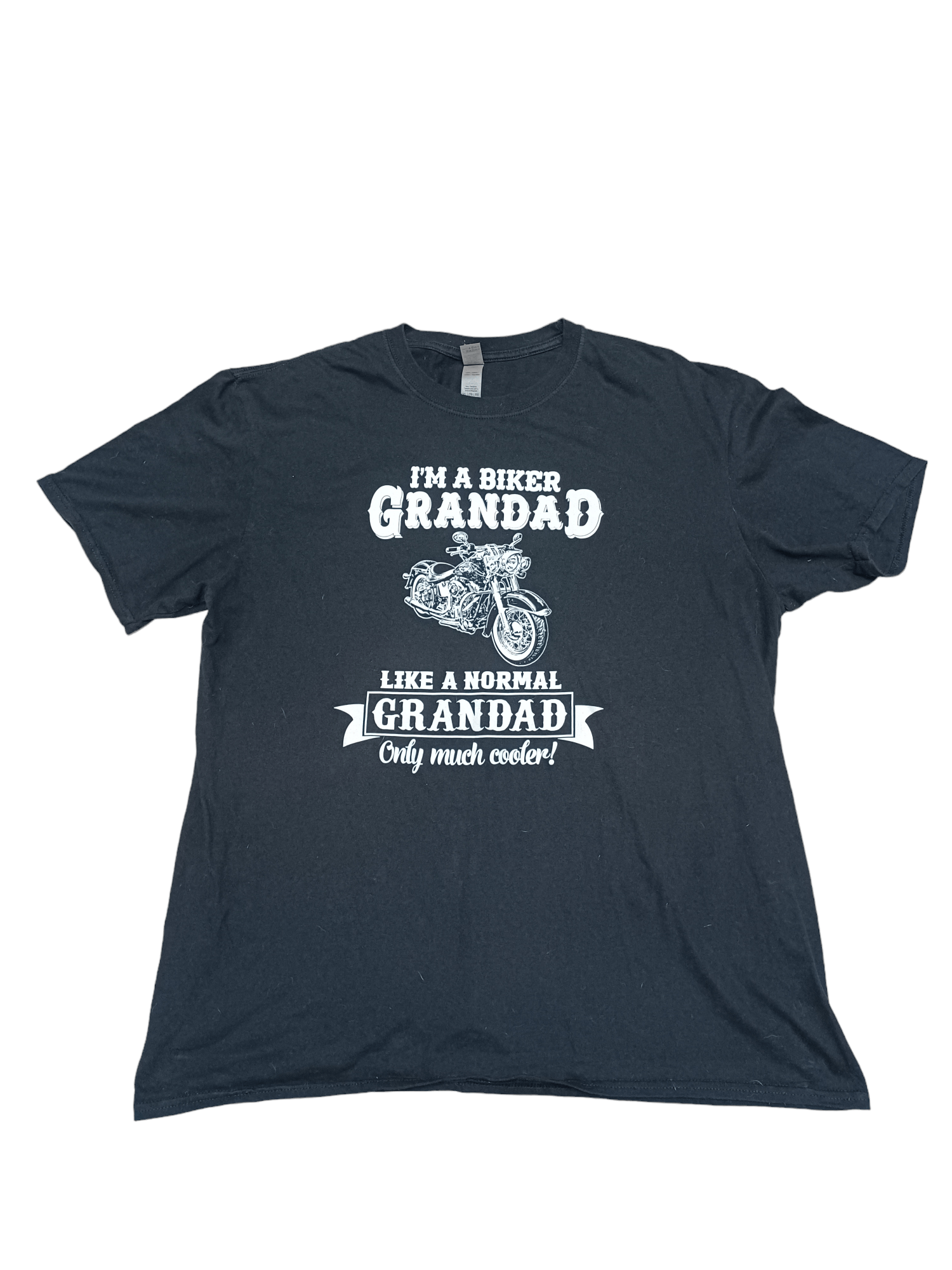 Gildan HUMOR GRANDPA GRANDDAD BIKE MOTO GILDAN TEE Size US XL / EU 56 / 4 - 1 Thumbnail