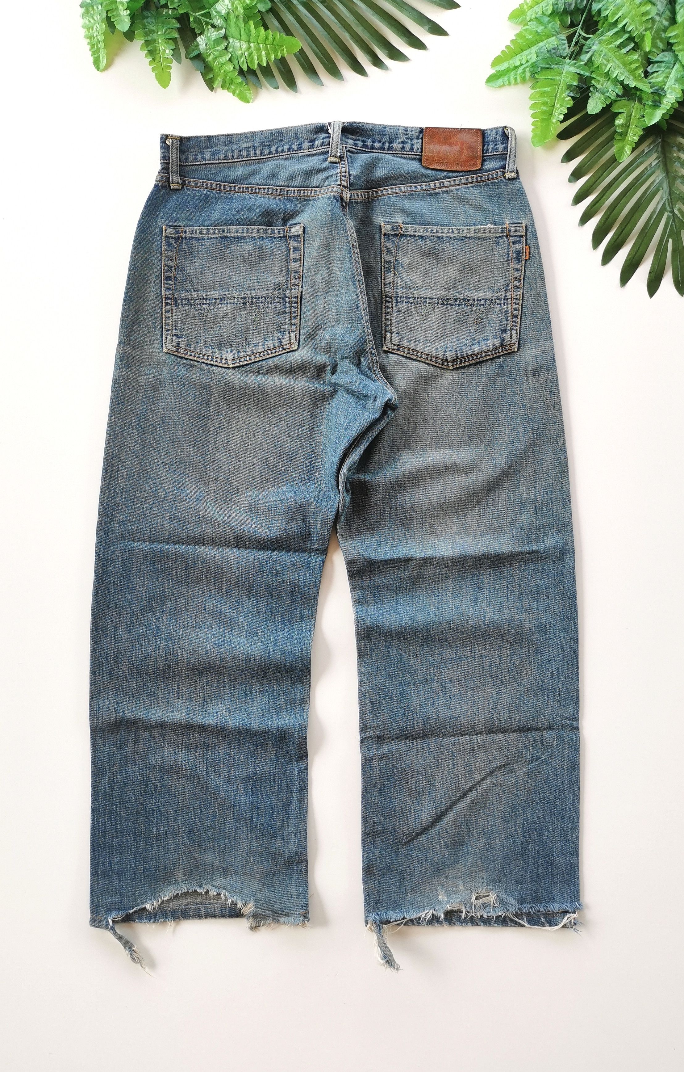 Edwin Avant Garde Edwin 505 Selvedge Baggy Jeans Size US 34 / EU 50 - 4 Thumbnail
