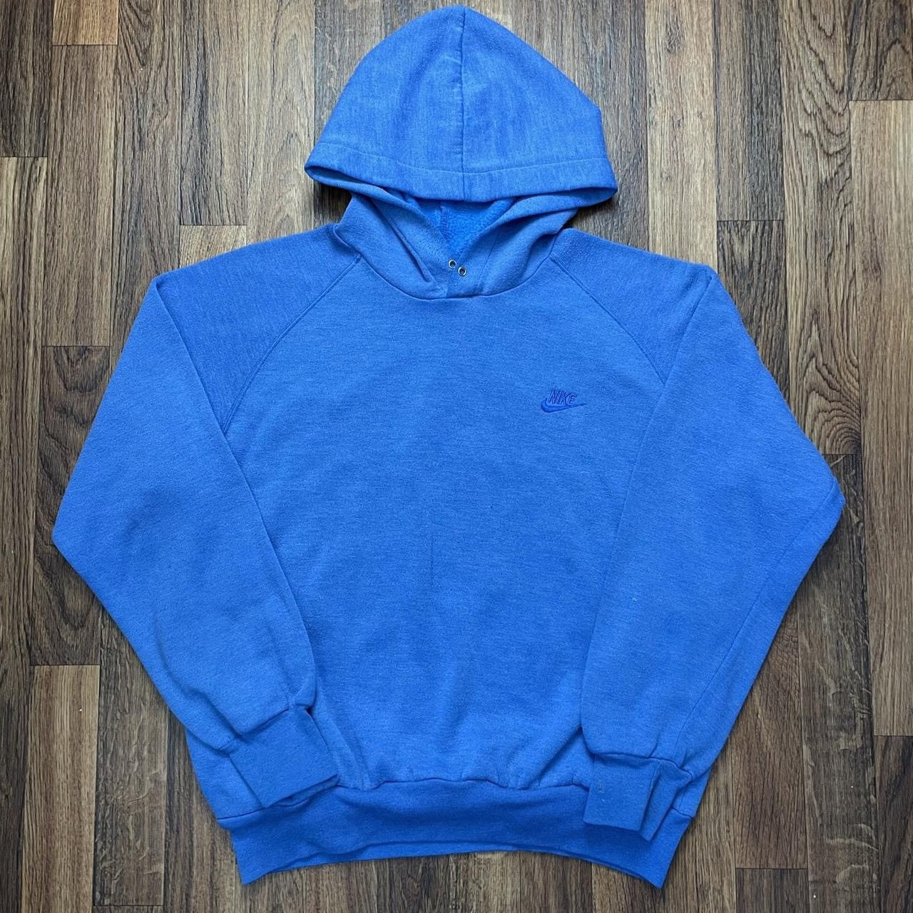 Vintage Nike Hoodie 90s Embroidered Logo Size Medium Rare