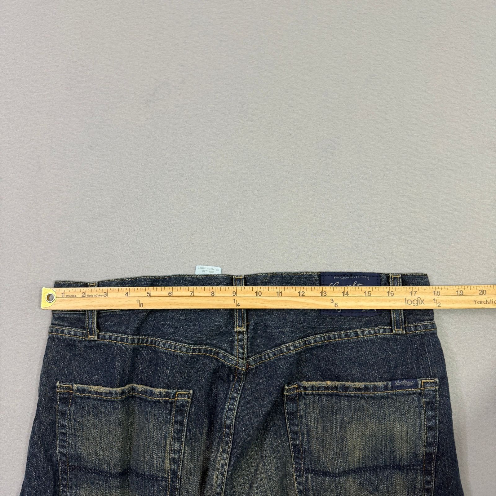 Levi's Vintage Levis Low Straight Jeans Men's 34x30 Dark Wash Faded Size US 34 / EU 50 - 7 Thumbnail