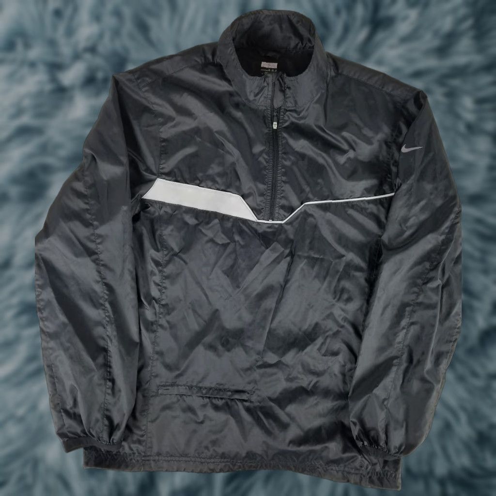 Nike Nike Air Running Light Windbreaker Jacket Pullover Reflective Black Mens M Size US M / EU 48-50 / 2 - 1 Thumbnail