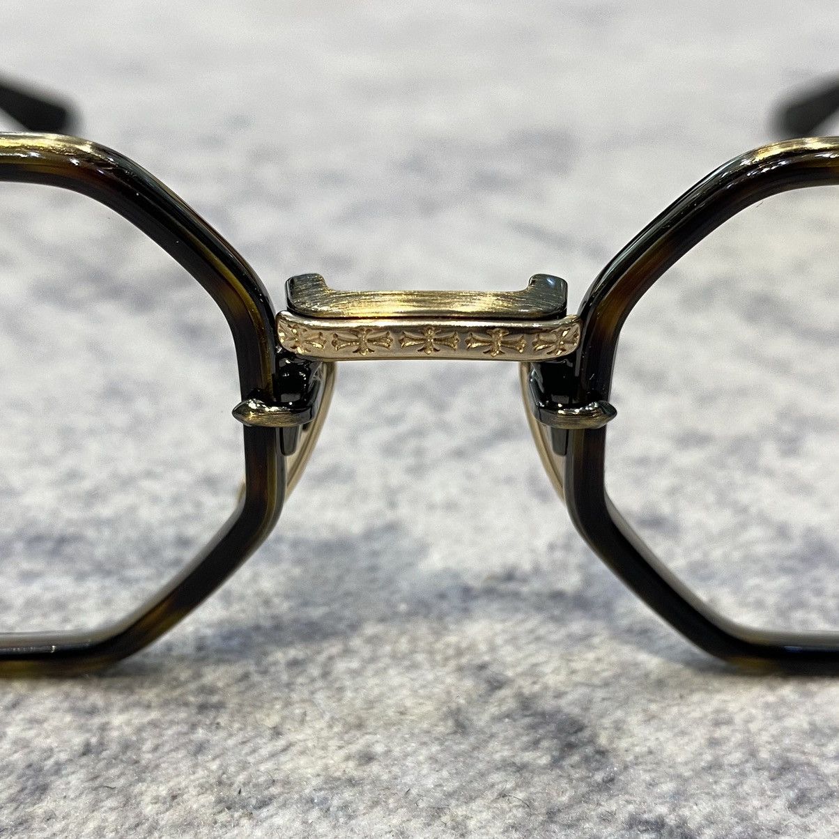 Chrome Hearts CHROME HEARTS TATTERS Dark Tortoise/Antique Gold Size ONE SIZE - 5 Thumbnail