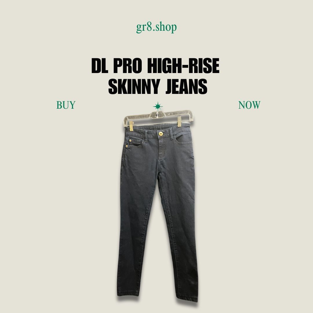 DL1961 DL1961 Pro High-Rise Skinny Jeans Size 25 Charcoal Grey Prem Size 25" / US 0 / IT 36 - 1 Thumbnail