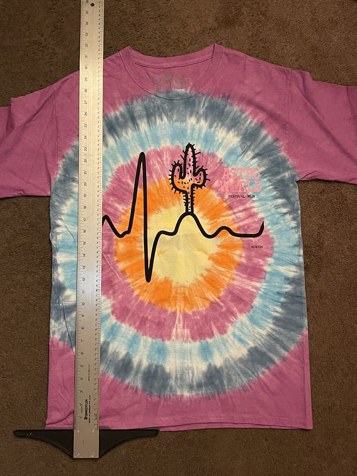Travis Scott Astroworld Astrofest Travis Scott Cactus Jack Sz M Size US M / EU 48-50 / 2 - 2 Thumbnail