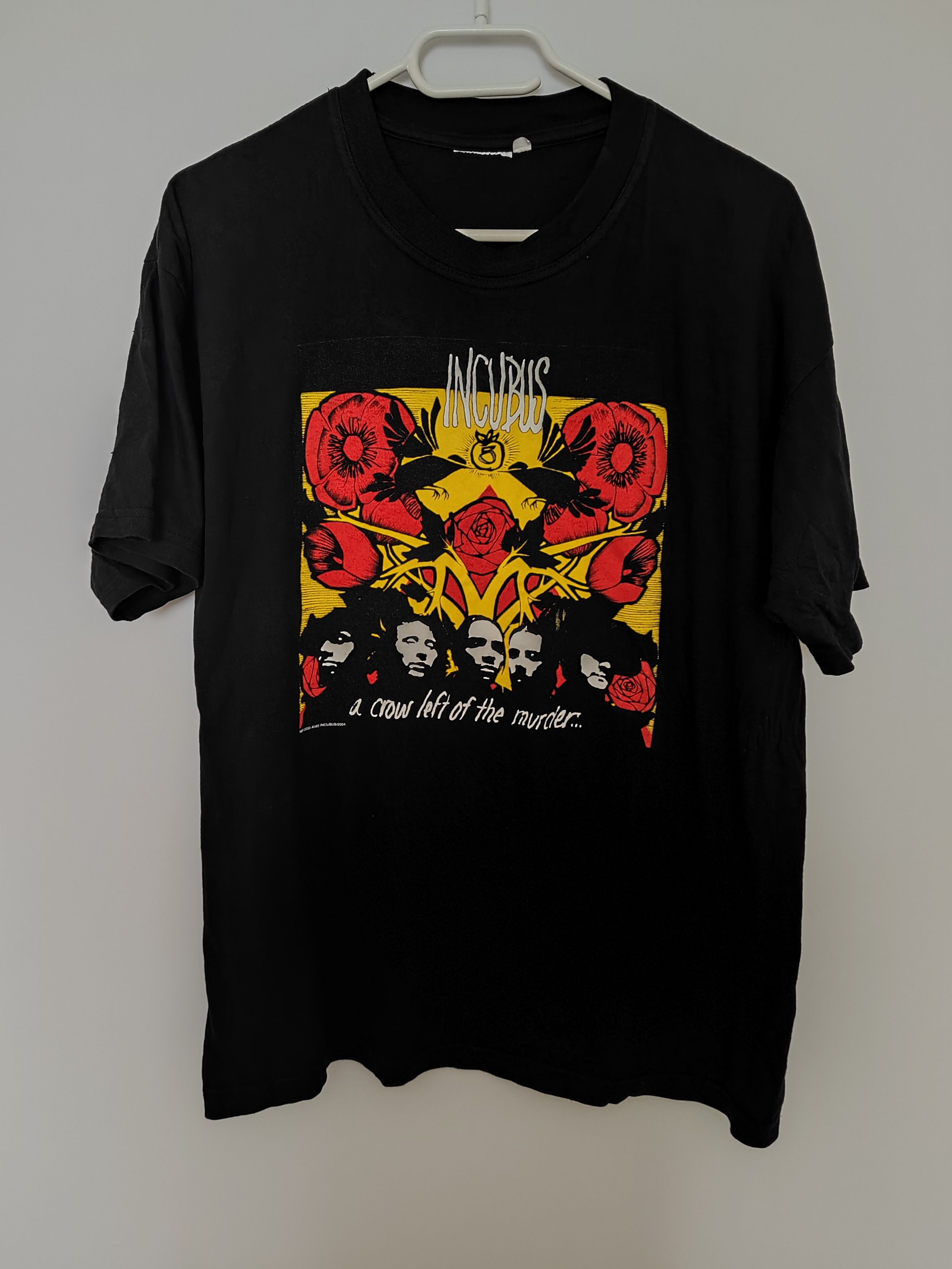 Band Tees × Japanese Brand Incubus – A Crow Left of the Murder Vintage Style Band Tee Size US M / EU 48-50 / 2 - 1 Thumbnail