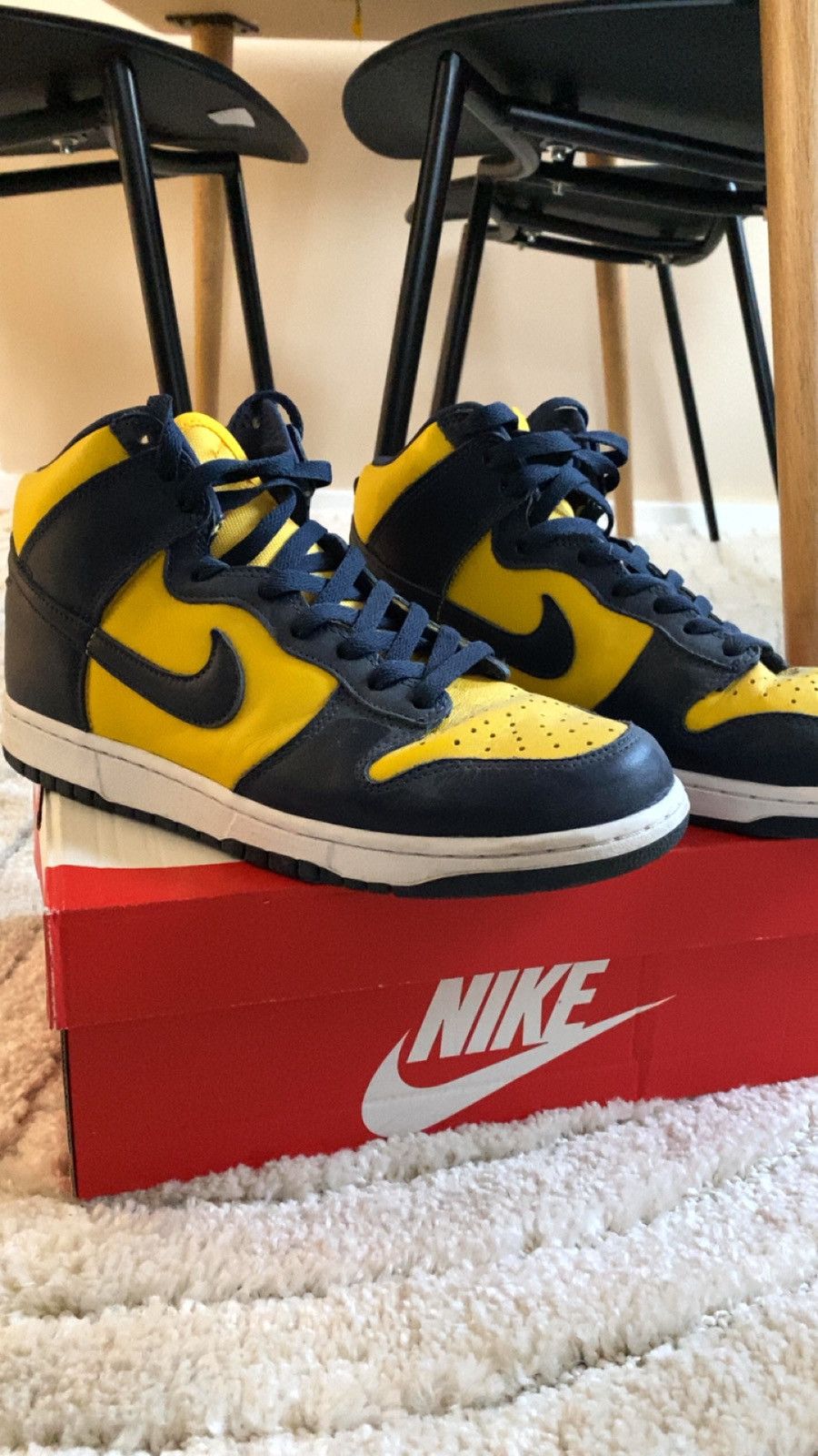 Nike Nike Dunk High MICHIGAN Size US 9.5 / EU 42-43 - 1 Thumbnail