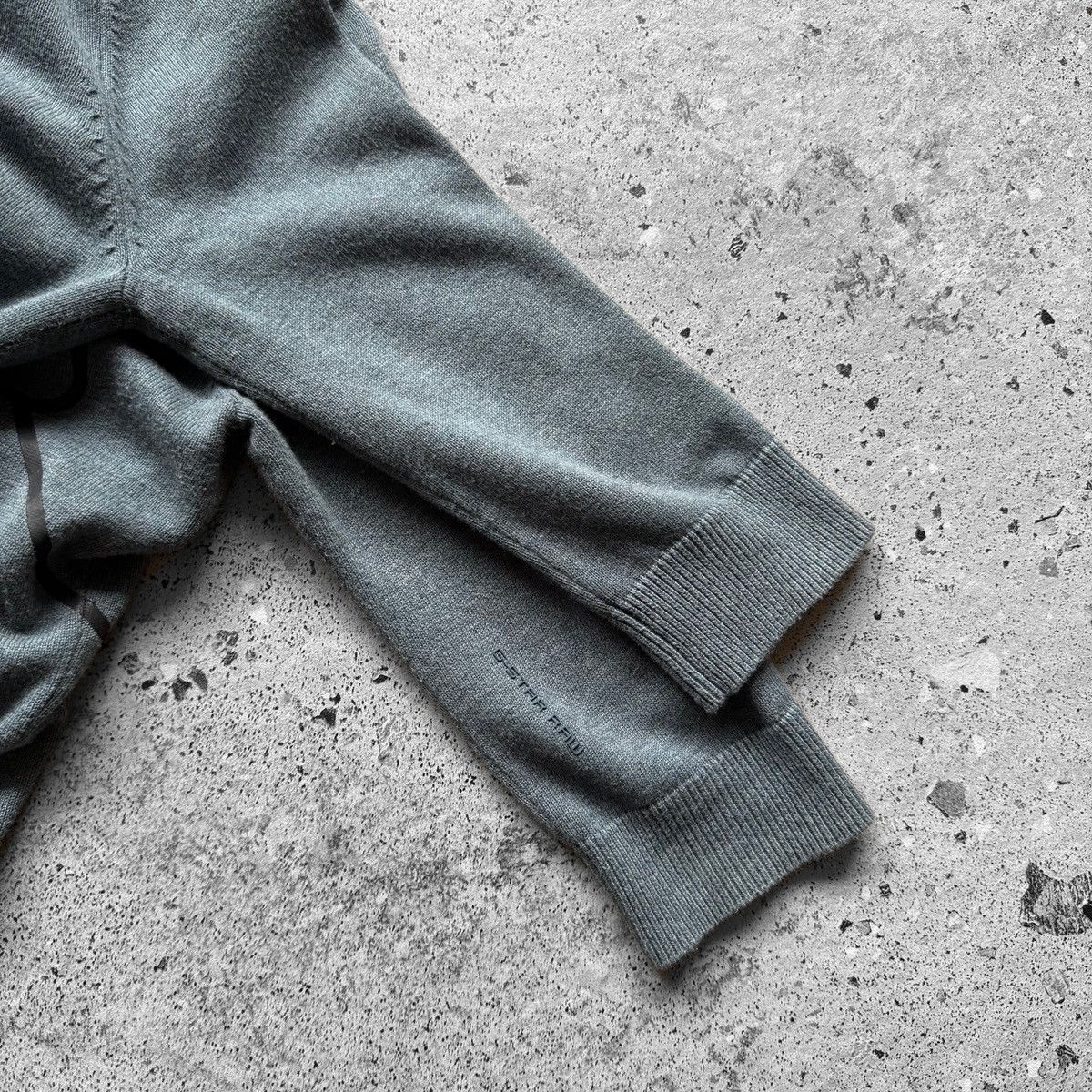G-Star G-Star Raw Islay Knit 3/4 Sleeve Blue Cardigan Sweater Top Size XS / US 0-2 / IT 36-38 - 6 Thumbnail