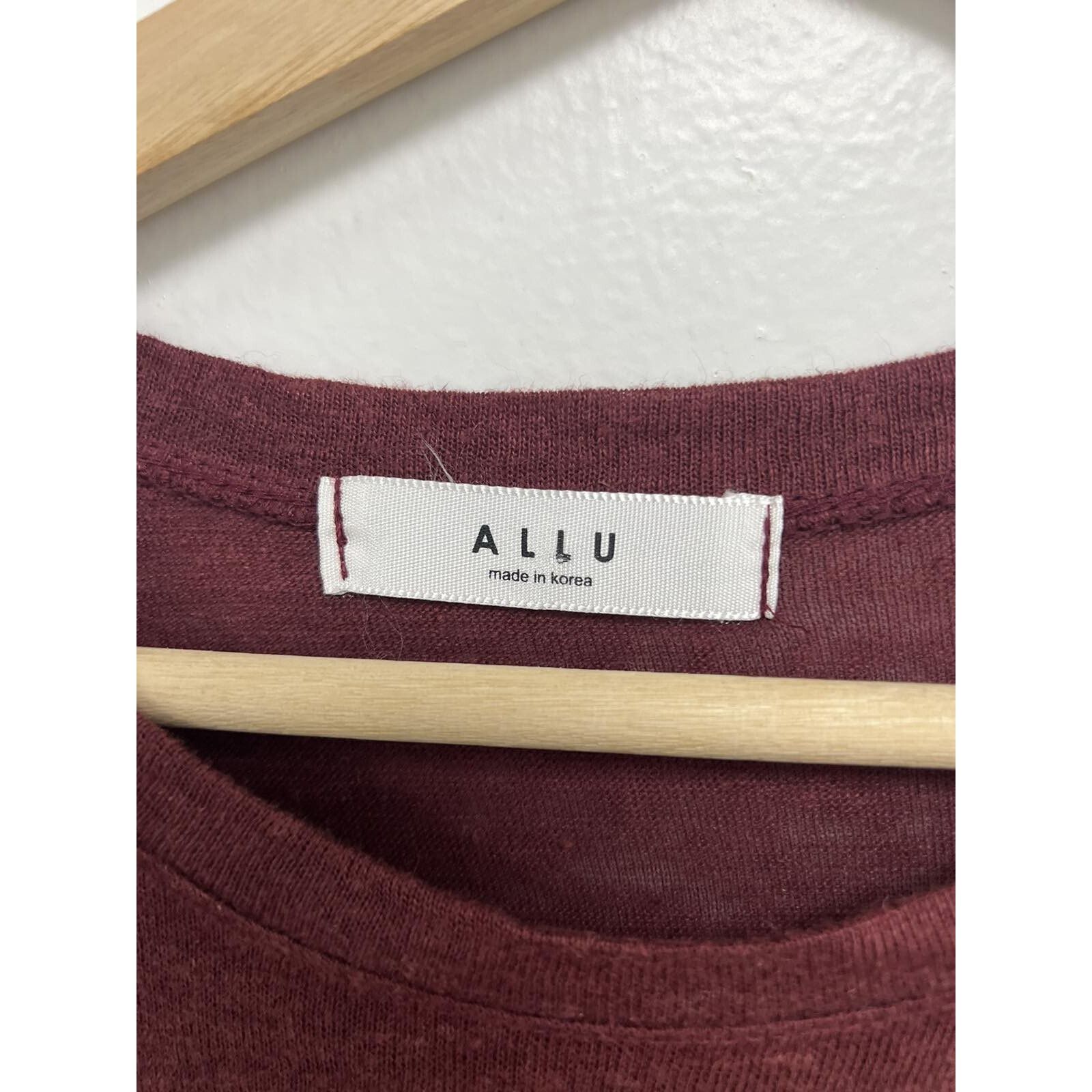 Allude ALLU Women Short Sleeve linen Blend T-shirt Size M A001923 Size M / US 6-8 / IT 42-44 - 4 Thumbnail
