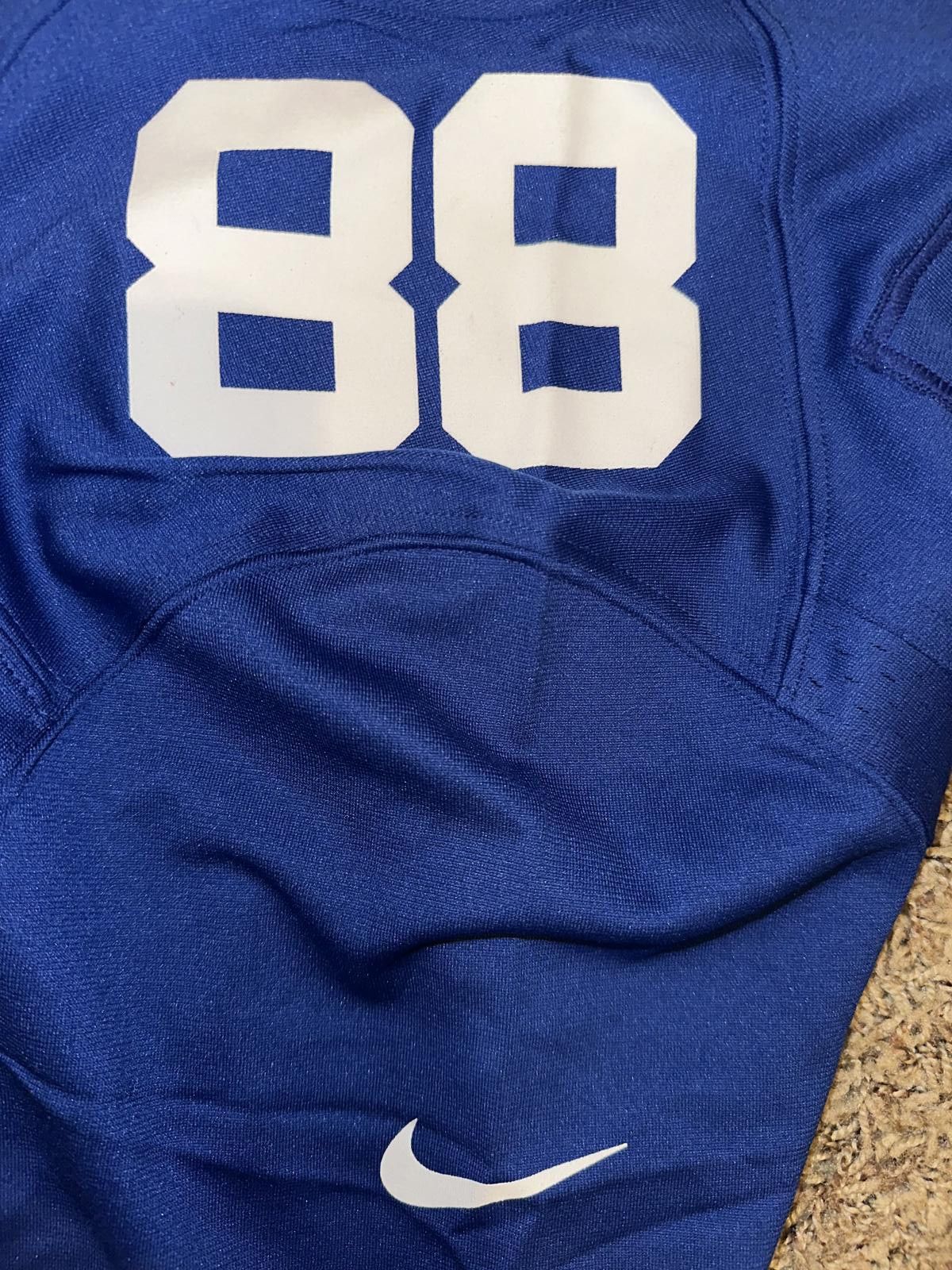 Nike Nike Men's NFL New York Giants (Hakeem Nicks) #88 Game Blue Football Jersey Size US L / EU 52-54 / 3 - 3 Thumbnail