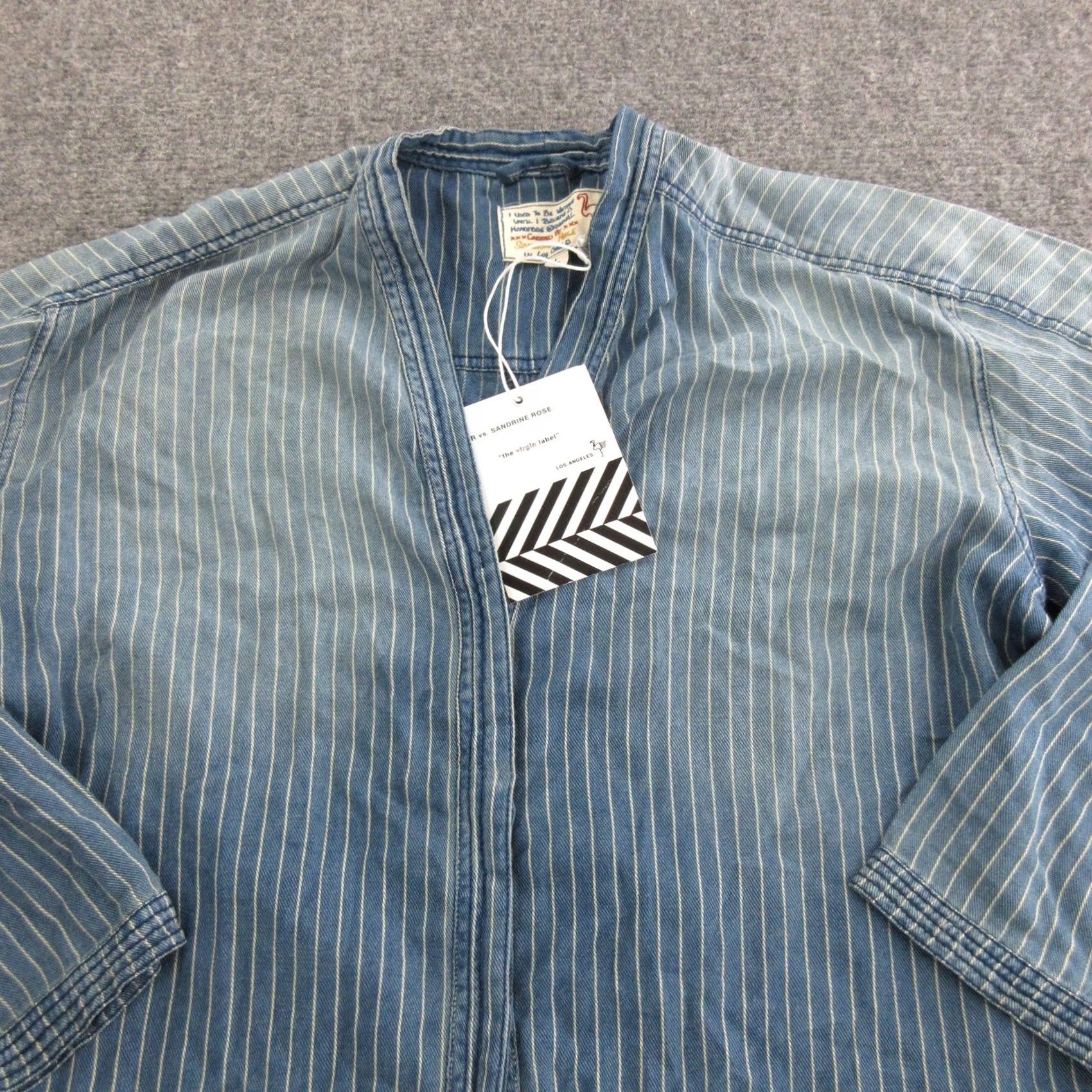 Vintage Sandrine Rose Womens Large Blue Denim Coveralls Size L / US 10 / IT 46 - 5 Thumbnail