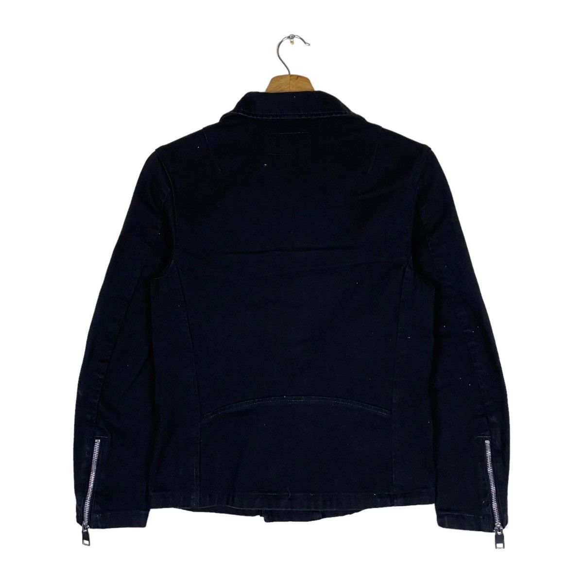 Japanese Brand Vintage Moussy Gothic Punk Rockabilly Zipper Jacket Size S / US 4 / IT 40 - 6 Thumbnail