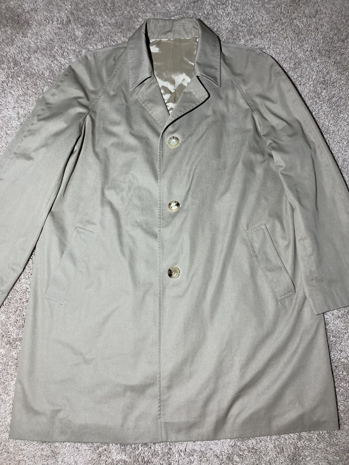 Celine AW23 Celine 44 Mac Coat Raglan Tan Oversized 2023 Hedi Size US S / EU 44-46 / 1 - 2 Thumbnail