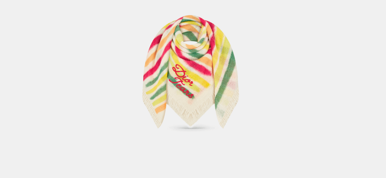 DENIM TEARS × Dior o1w1db10624 Size: OS / Scarf in Multicolor Size ONE SIZE - 3 Thumbnail