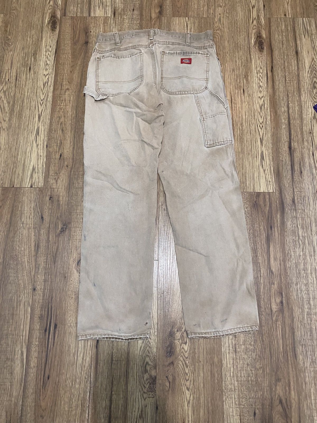 Dickies *RARE* Vintage Sunfaded Dickies Baggy Carpenter Pants Size US 34 / EU 50 - 2 Thumbnail