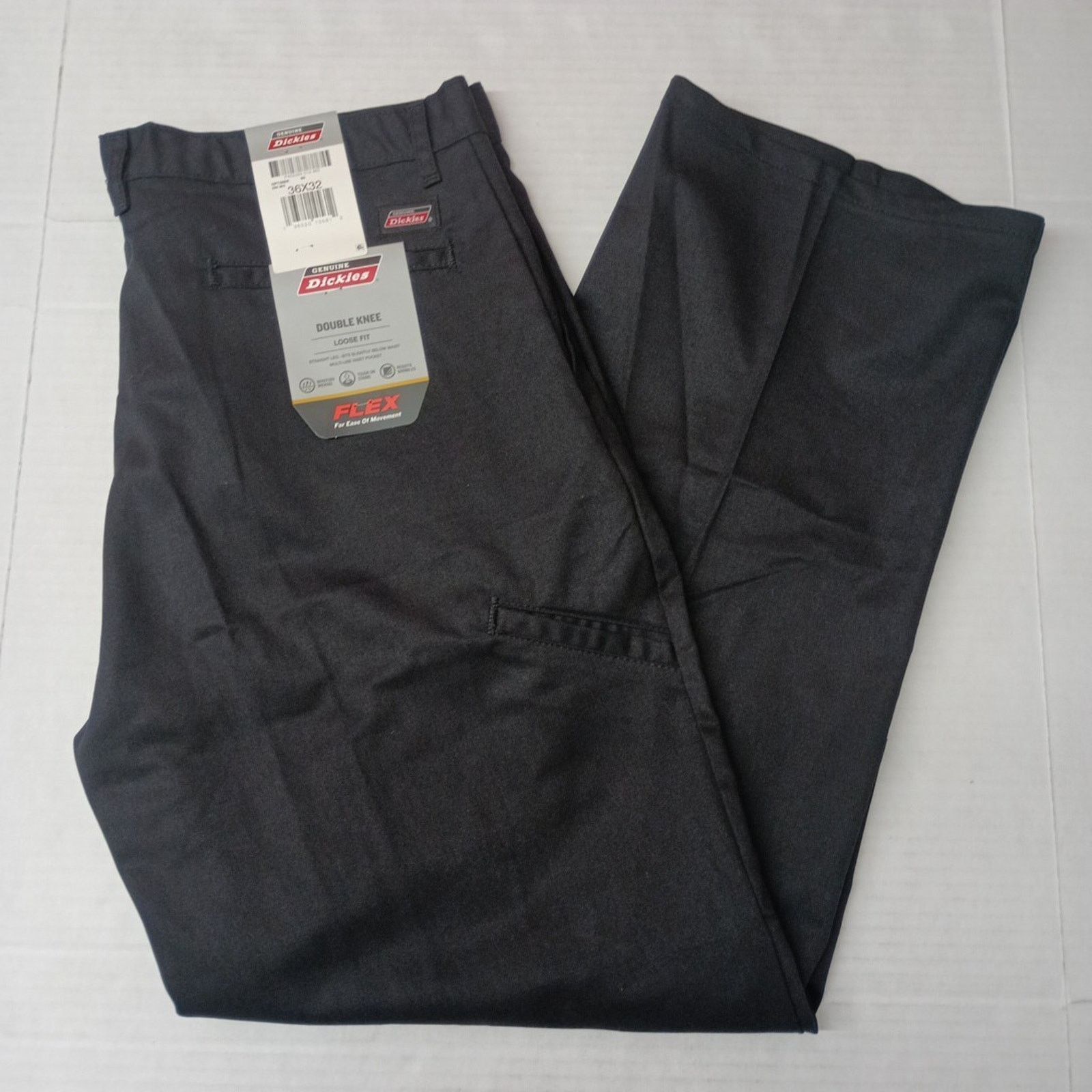 Dickies Dickies Loose Fit Double Knee Work Pants Men's 36x32 Black Size US 36 / EU 52 - 1 Thumbnail