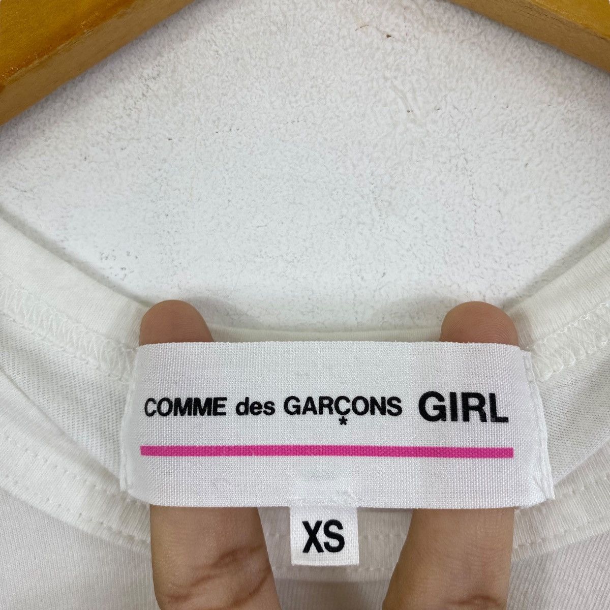 Comme des Garcons Ad2015 COMME des GARÇON GIRL Cropped Oversized Women Tee Size XS / US 0-2 / IT 36-38 - 4 Thumbnail