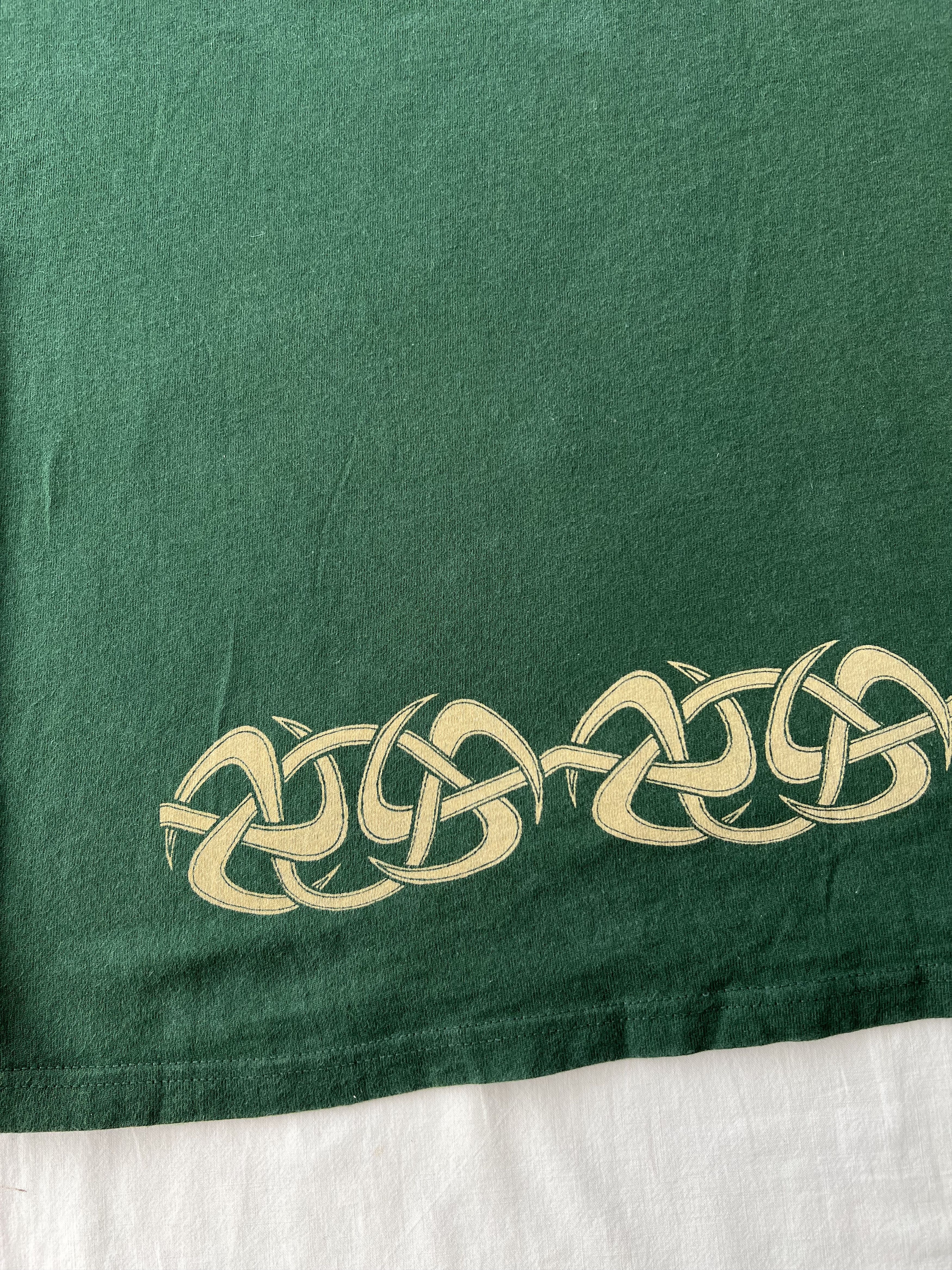 Band Tees Vintage 90s Levellers Rock Band Green T-shirt Size US XL / EU 56 / 4 - 13 Thumbnail