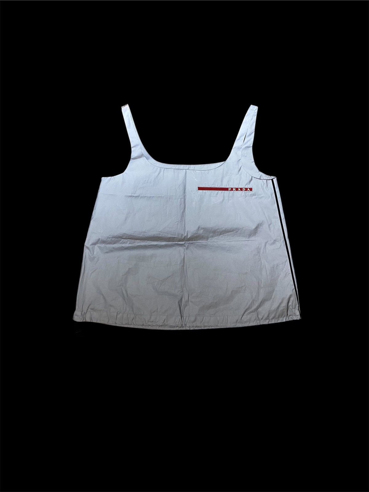 Prada Prada linea rossa SS 2021 reflective nylon tanktop Size XS / US 0-2 / IT 36-38 - 1 Thumbnail