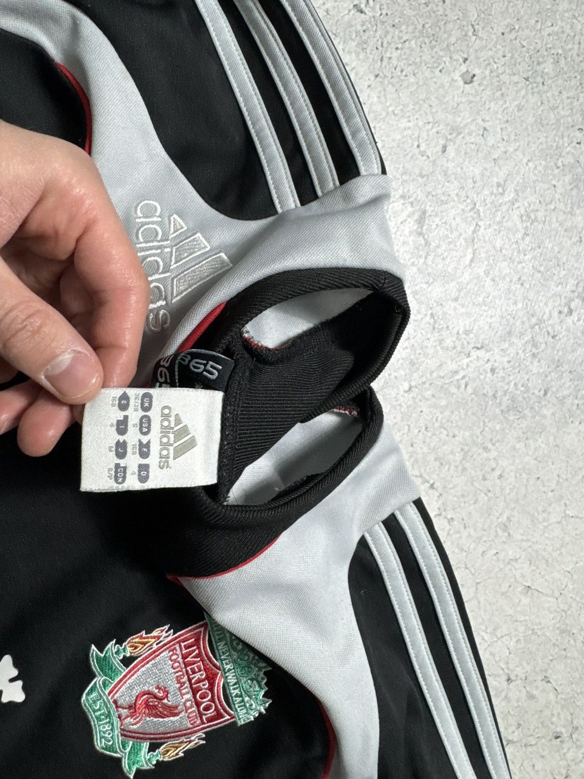 Adidas Adidas FC Liverpool Vintage Football Sweatshirt Black Size US S / EU 44-46 / 1 - 7 Thumbnail