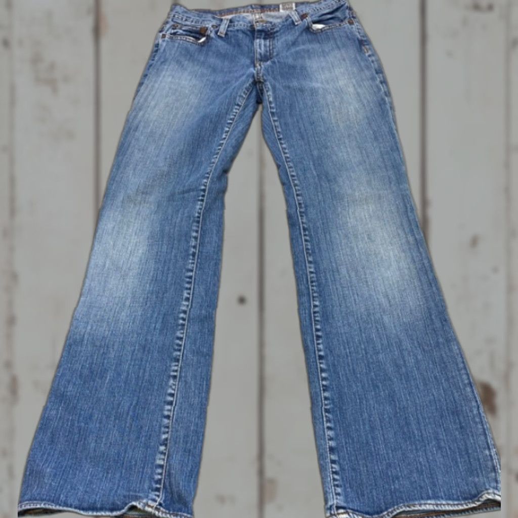 Polo Ralph Lauren Polo Ralph Lauren Jeans Women's 10 Bootcut Denim 5818 Stretch 5-Pocket blue Regular Rise 9" Inseam 31" Moderate Wash Size 32" / US 10 / IT 46 - 1 Thumbnail