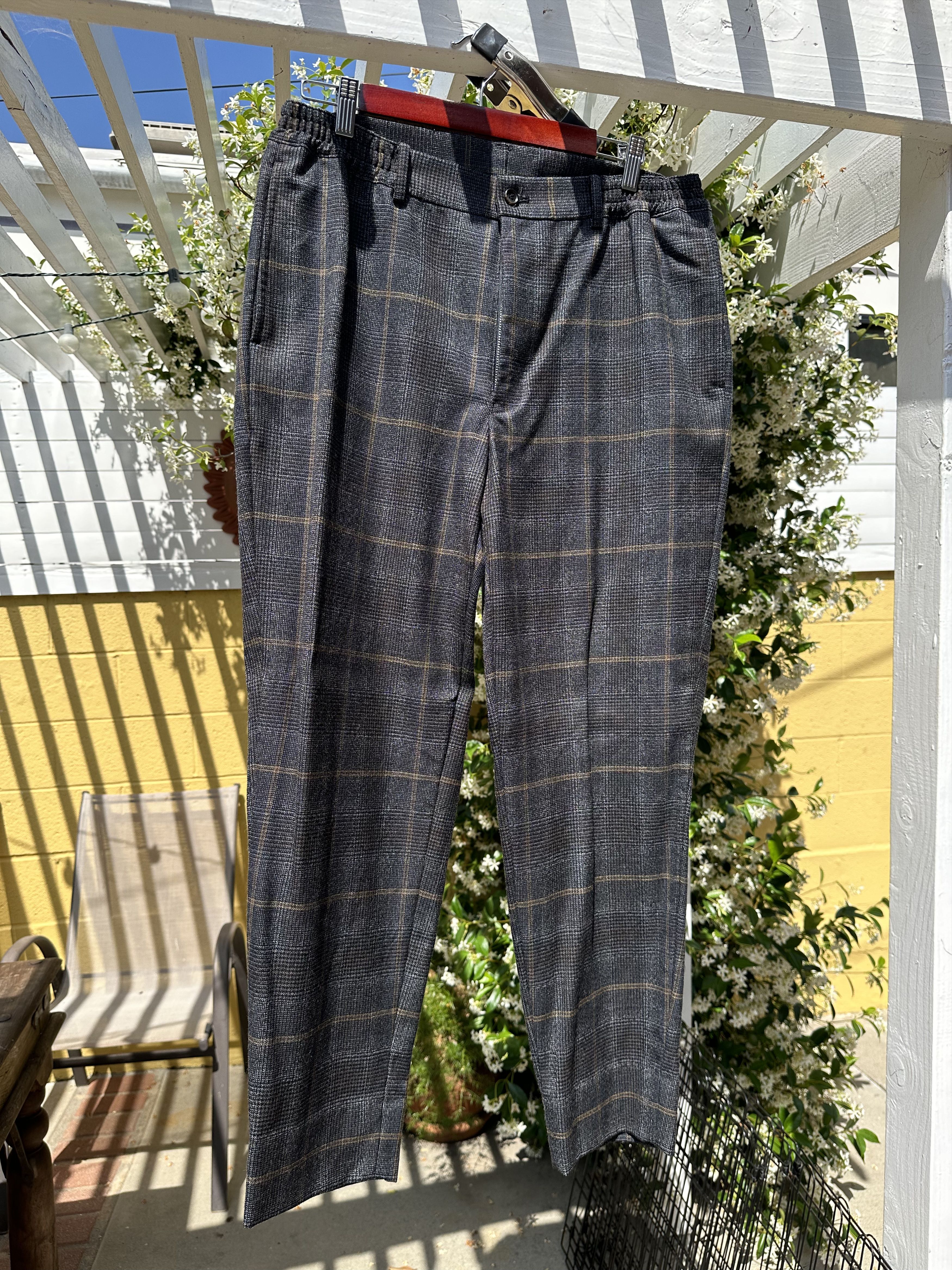 Comme des Garcons Homme Deux Comme des Garcons Homme Deux Glen Check Wool Pants Size US 33 - 1 Thumbnail