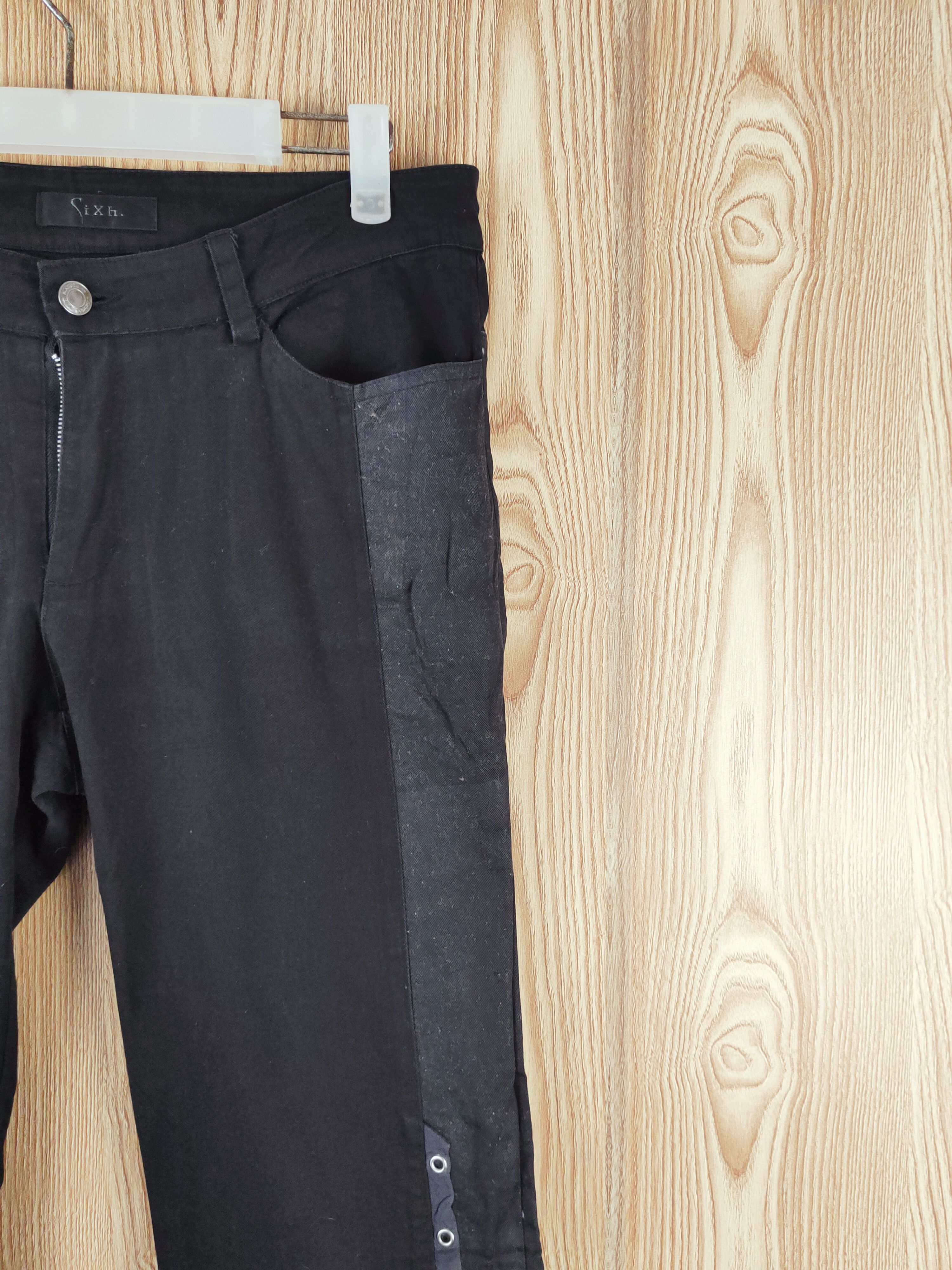 If Six Was Nine DL Sixh Black punk Multipocket Casual Pants #W076 Size 30" / US 8 / IT 44 - 5 Thumbnail