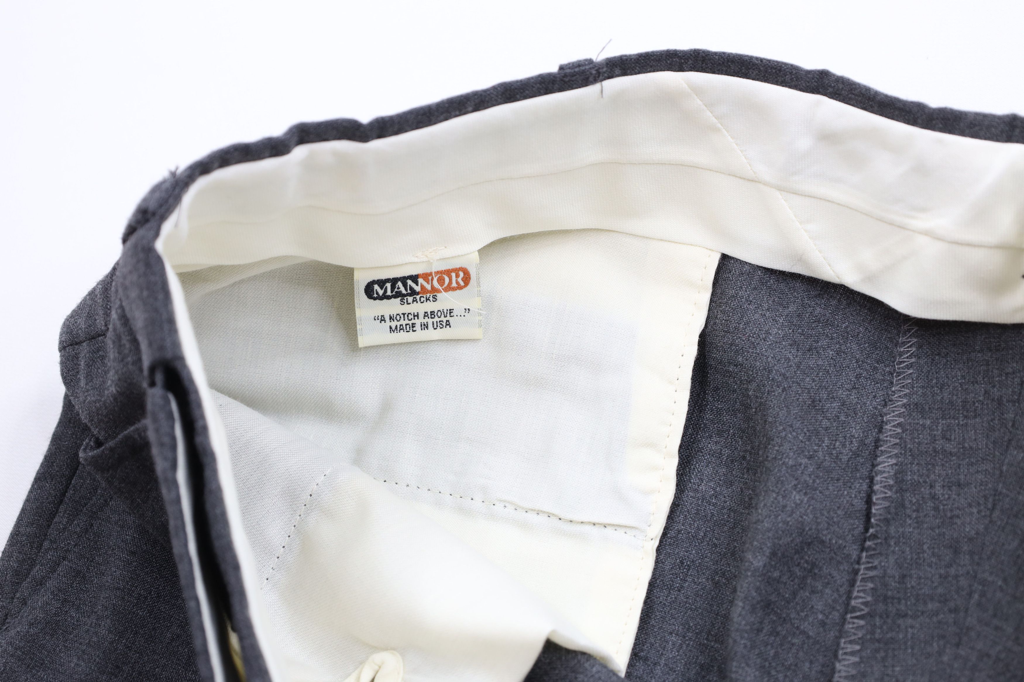 Vintage Vintage 90s Streetwear Wide Leg Chino Pants Heather Gray USA Size US 38 / EU 54 - 9 Thumbnail